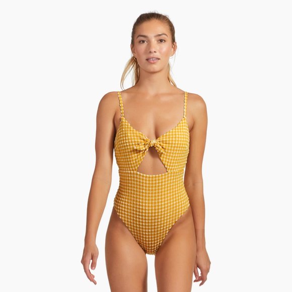 vitamin a alma one piece marigold XL NWT - Picture 3 of 6